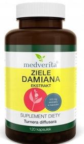 Damiana-Kraut 120 Kapseln MEDVERITA - Biolaboratorium